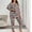 Gray, variant on FDGIU Women's Plus Size Christmas Pajamas‌, Holiday Printed Long Sleeve Set, Soft Crewneck Top & Pants