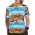thumbnail image 2 of Rocae Animals on Noah's Ark Floating for Men's Mesh Quick-Dry Short Sleeve Workout T-Shirt,Mens Crew Neck Tee Lightweight Soft Classic T Shirts 5X-Large, 2 of 9