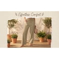 thumbnail image 2 of PFRNLF Womens Wide Leg Pants Summer Flowy Trousers Boho Beach Palazzo Linen Pants, 2 of 9