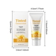 thumbnail image 2 of Ganfancp Vitamina C Protector Solar Hidratante Aislante Luminoso Loción Solar de Alta Protección Crema de Maquillaje Natural 40G Ofertas Flash Liquidación 1* Protector Solar con Vitamina C, 2 of 7