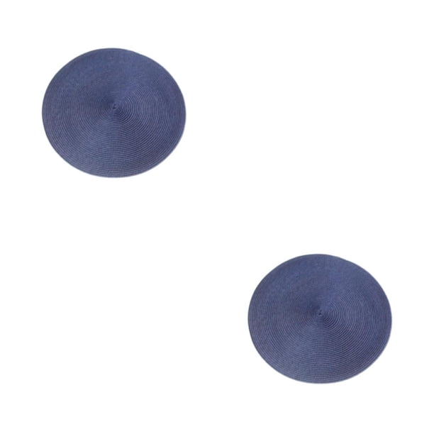 Tapetes de inodoros Bewildely antideslizantes modernos azul 2Conjunto