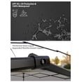 thumbnail image 4 of Luku 10x10 FT Commercial Pop-Up Canopy with One-Push Set-up, Waterproof UV Protection, 4 Detachable Sidewalls, Adjustable Height, Sturdy Steel Frame, Black Event Tent, 4 of 7