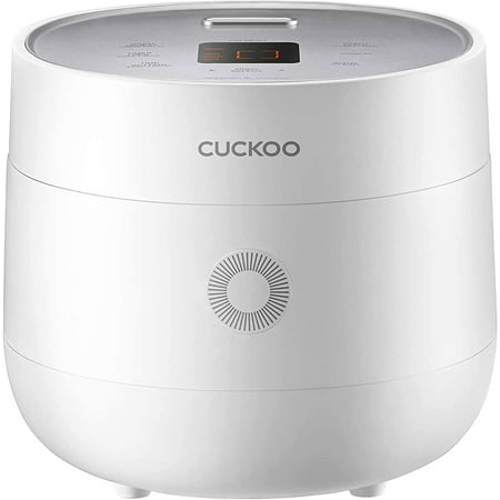 

CUCKOO CR-0675F | 6-Cup (Uncooked) Micom Rice Cooker | 13 Menu Options Quinoa Oatmeal Brown Rice & More Touch-Screen Nonstick Inner Pot | White