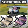 thumbnail image 4 of Garronmavis Purple Sunset Palm Tree Golf Cart Seat Covers Set Breathable Front Seat Cover for All Weather Keeps Comfortable and Clean Universal Fit Interior Protection, 4 of 6