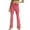 Pink（womens pants）, variant on ZHYou Womens Flared Yoga Pants,Stretchy,High Waist,Bootcut,Workout,Moisture Wicking Trousers,Purple,Size L