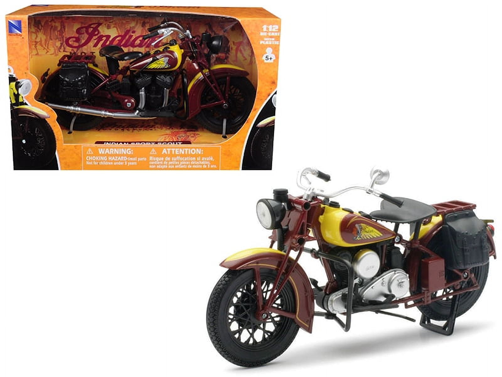 New Ray Indian Motorcycle Diecast Models, 1/32 Scale, Set of 11