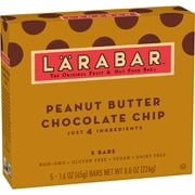 4 Pack Larabar Gluten Free Bar Peanut Er Chocolate Chip 1 6 Oz Bars