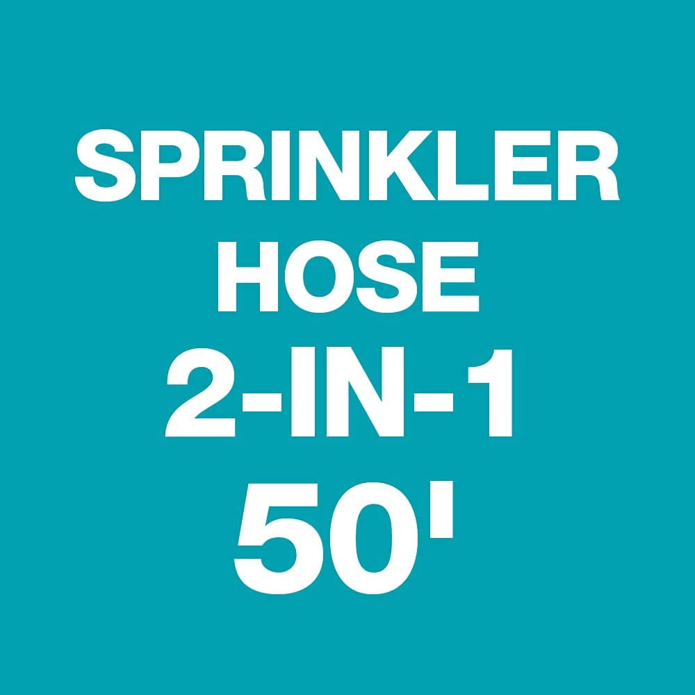 50 ft. Gilmour Flat Sprinkler Soaker Watering Hose - Garden Watering Hoses