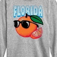 thumbnail image 3 of Instant Message - Florida, The Sunshine State Orange - Toddler & Youth Long Sleeve Graphic T-Shirt, 3 of 6