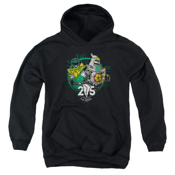Power Rangers - Green 25 - Youth Hooded Sweatshirt - X-Large