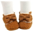 thumbnail image 4 of Generic Unisex Fleece Baby Booties, Soft Sole and Non Slip | Stay On Slipper Socks for Infant/Toddler Fleece Snow Boot, 4 of 5