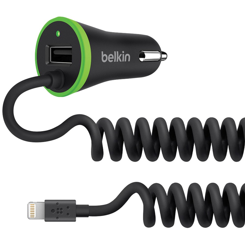 Belkin F8J154bt04BLKP BOOST?UP Universal Car Charger with Lightning Cable