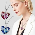 thumbnail image 4 of Zmeidao Mothers Necklace Gifts for Mom from Daughter Son, Necklace Heart Pendant for Mother Birthday Grandma Wife Gift Mother's Day Thanksgiving Gifts, 4 of 5