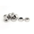 thumbnail image 1 of M10 x 1.5mm 304 Acero inoxidable Nylock inserción de nylon Hex bloqueo Nueces 10pcs, 1 of 1