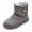 Gray, variant on Balabala Girls Snow Boots – Warm Winter Boots with Faux Fur, Suede Water-Resistant Mini Boots for Kids