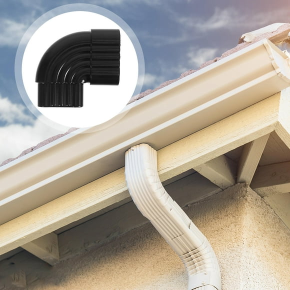 OULII Drain Pipe Adapter Downspout Elbow Fitting Aluminum Alloy Flexible Connection 1Pack