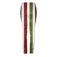 thumbnail image 6 of DeHolifer Womens Stretch Yoga Leggings Strip Printed Fitness Running Gym Sports Full Length Active Pants Yoga Full Length Pants Green L, 6 of 6