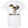 thumbnail image 3 of Inktastic Limb Loss Awareness Amputee Rex with Prosthetic Leg T-Shirt, 3 of 5