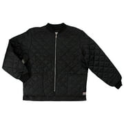 Work King Men's Quilted Freezer Jacket, Black, 2X-Large (Size 52)
