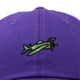 thumbnail image 2 of Dalix Military Plane Embroidered Cap Cotton Baseball Hat Airplane Jet Men in Purple, 2 of 5