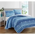 thumbnail image 3 of DESIGN STUDIO Coastal Stripes Soft Cotton Reversible Quilt Set Newport Stripe King 3 Piece, 3 of 5
