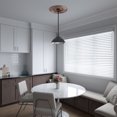 thumbnail image 6 of Ekena Millwork 19"OD x 3 1/2"ID x 1"P Baltimore Thermoformed PVC Ceiling Medallion (Fits Canopies up to 7 3/4"), Bright Coat Rose Gold, 6 of 10