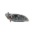 thumbnail image 3 of For Honda Civic 2004 2005 Headlight Driver And Passenger Side | Pair | Composite Type | Clear Lens | Replacement For HO2502121, HO2503121 | 33151S5AA51, 33101S5AA51, 3 of 6
