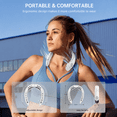 thumbnail image 2 of Portable Fan, Rechargeable Hands Free Bladeless Neck Fan 360° Cooling 3 Speeds for Travel Gifts for Women Men White, 2 of 7