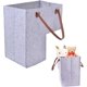 thumbnail image 1 of KAIYANG Cestas para escaleras Cesta para escaleras con asas Organizador plegable para escaleras para alfombras y madera Gris, 1 of 5