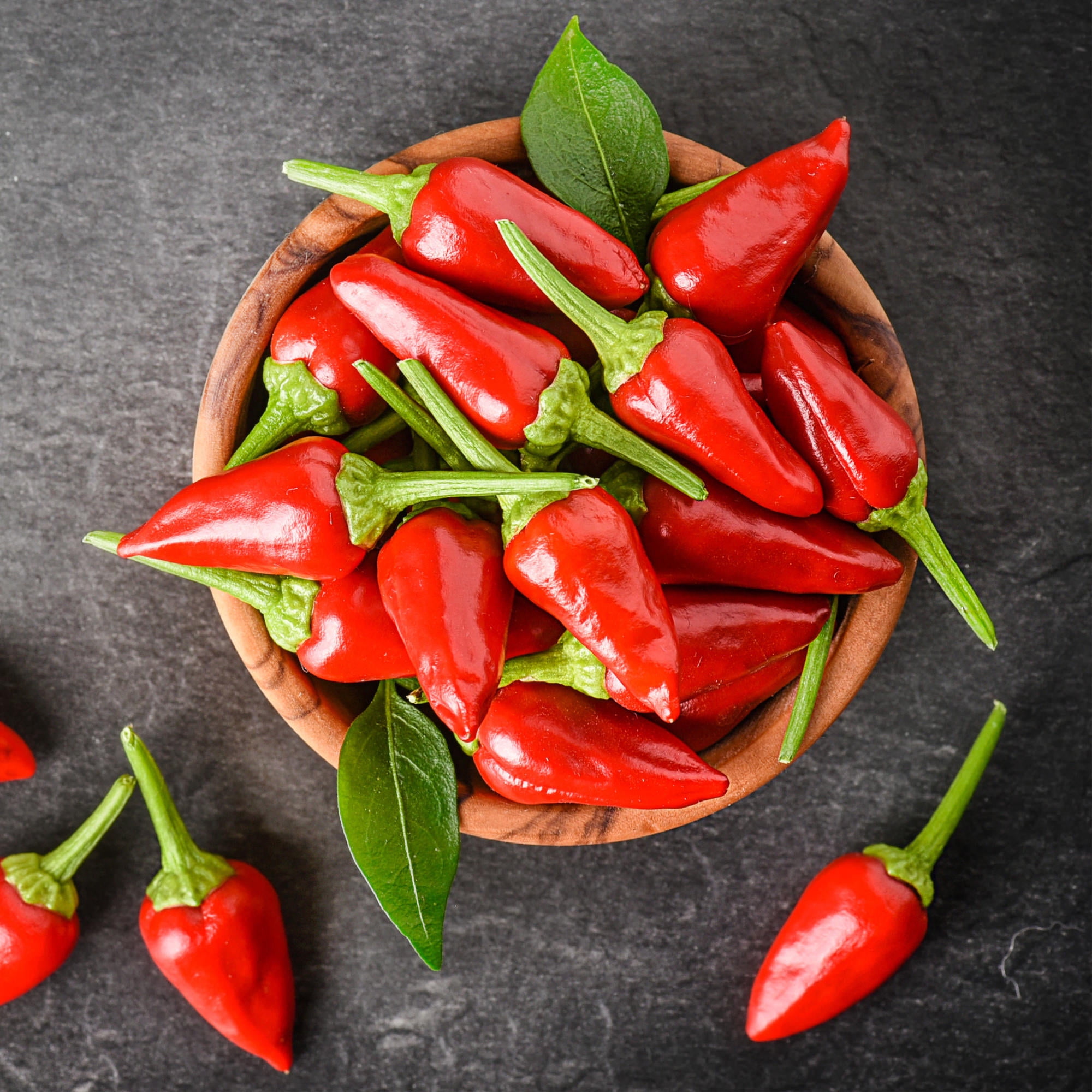 Bonnie Plants Thai Hot Pepper, Ideal for Containers, 2.32 qt