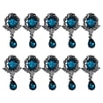 thumbnail image 2 of Minnieouse 10 Unids Mujeres Flor Pin Breastpin Decoración Moda Broches Joyería Femenina para Citas Fiesta Presente Joyas Adornos Ropa, zapatos y accesorios Miscelánea Azul Minnieouse AP016485-05, 2 of 6