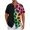 Multicolor, variant on QQAMB Men's Shirts Button Down Lapel Collar Leopard Print Short Sleeve Shirt Trendy Hawaiian Shirts Summer Casual Vacation Tops Orange 4XL