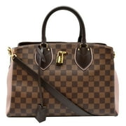 Pre-Owned LOUIS VUITTON Normandy Damier Ebene Shoulder Bag Brown/Magnolia