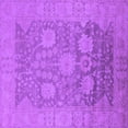 thumbnail image 1 of Ahgly Company Indoor Square Oriental Purple Industrial Area Rugs, 4' Square, 1 of 4