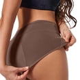 thumbnail image 5 of Lunuaoe Women's Leak-Proof Menstrual Period Panties, 3-Layer Absorbent Breathable Mesh Briefs, Reusable Protective Underwear, 5 of 6