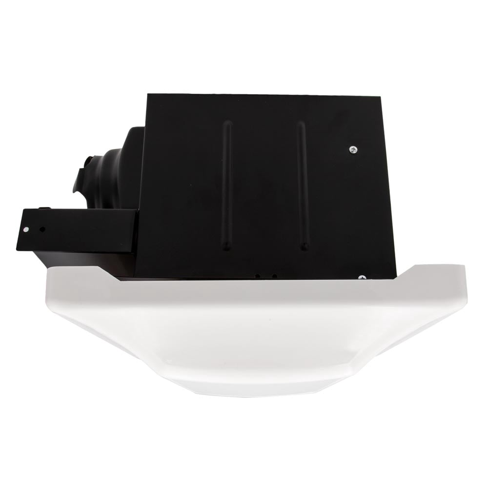Luvoni 90 CFM Bathroom Exhaust and Ventilation Fan with Light - 1 Sone Quiet Noise Free Operation, Ceiling Mounted Ventilator with Built-in LED Light and White Grill, by Maxxima