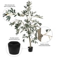 thumbnail image 6 of Vickerman 4' Artificial Potted Olive Tree., 6 of 8