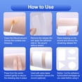thumbnail image 5 of Niceful 20 Packs Hydrocolloid Bandages 2"x2" for Wounds, Wound Healing Bed Sore Bandages, 5 of 6