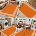 thumbnail image 5 of 3'x5' Area Rugs, Burnt Orange Geometric Indoor Outdoor Area Rug for Living Room Bedroom, Country Greece Key Art Washable Bathroom Rugs Kitchen Floor Carpet Mats Home Decor Aesthetic, 5 of 8