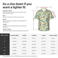thumbnail image 4 of Picia Lilies Flowers Gentle Cotton Regular Fit Short Sleeve Casual Hawaiian Shirt for Men-Large, 4 of 9