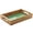 Green, variant on Zassenhaus Mango Wood Lacquered Serving Tray, 12" x 8" x 2", Olive