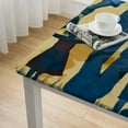 thumbnail image 4 of HAOXIT Fathers Day Tablecloths-Blue Rectangular Square Table Covers for Fathers Day Party Supplies 36*36, 4 of 7