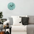 thumbnail image 4 of DESIGNICE Wall Clock 10" Teal Silent Non Ticking Kitchen Clock Decor Rustic Vintage Country Retro Decorative Wall Clocks Battery Operated For Bathroom Bedroom Living Room Office, 4 of 7