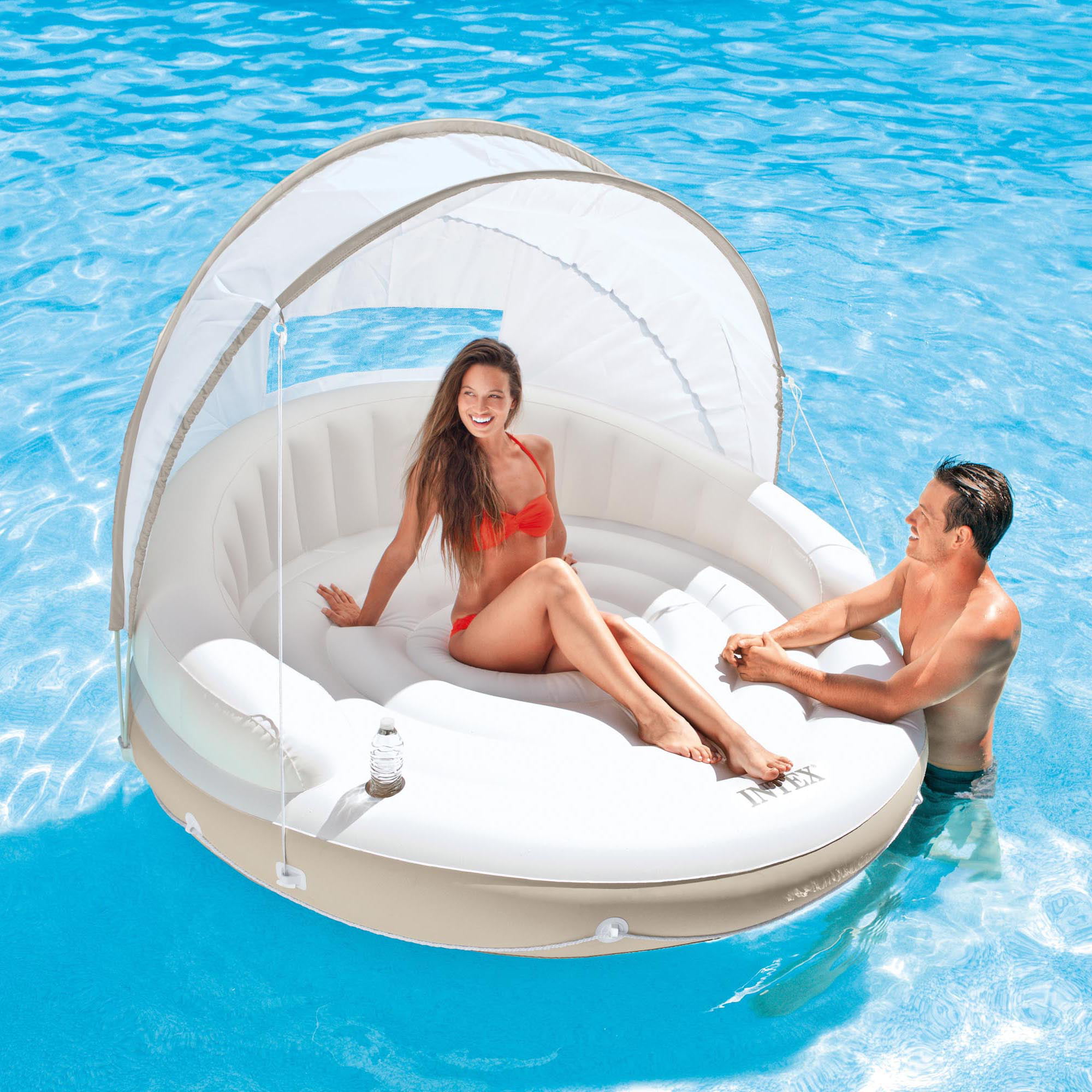 Jilong Strawberry Inflatable Pool Lounge Float for Adults 65 x 47 
