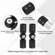 thumbnail image 3 of Conector de Varilla de Cortina de Esquina Uxcell, 2 Pcs Conector Ajustable para Varilla de 3/4", Negro, 3 of 7