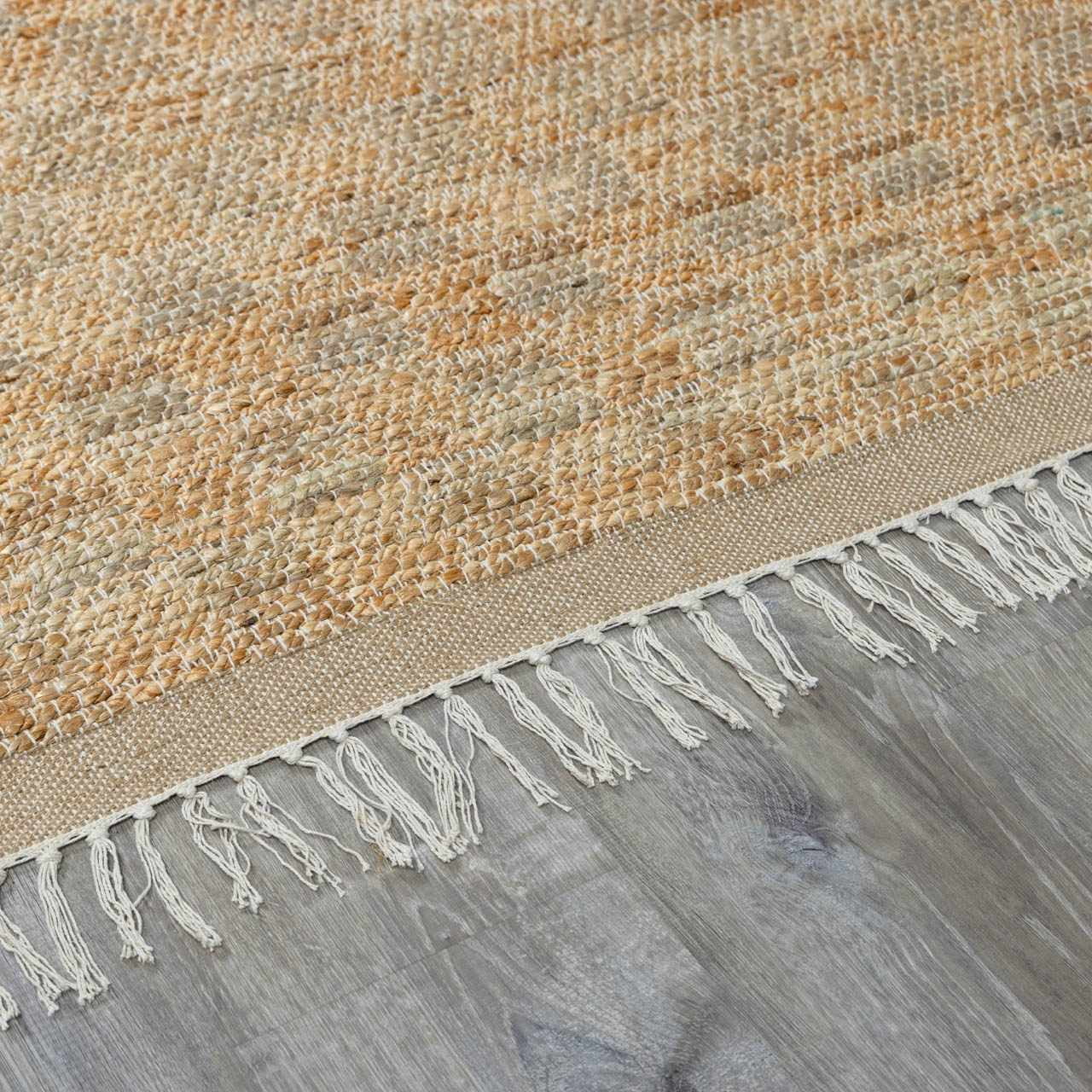 Hauteloom Ionut Sea Grass Jute Rug - Natural Fiber Area Rug - Natural Farmhouse Carpet - Rattan Wicker - Brown, Beige, Cream - 9' x 12'