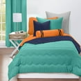 thumbnail image 6 of Crayola Pink Flamingo and Hot Magenta Reversible Comforter Set, 6 of 7