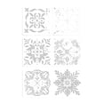 thumbnail image 6 of 6 Pcs Leaf Drawing Stencil Journal Stencils Flowers Stencils for Scrapbook, 6 of 11