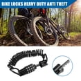 thumbnail image 2 of Unique Bargains Adjustable Bike Chain Lock with 4 Digit Bike Lock Cable Anti Theft Bike Cable Lock for Bike Bicycle, 2 of 7
