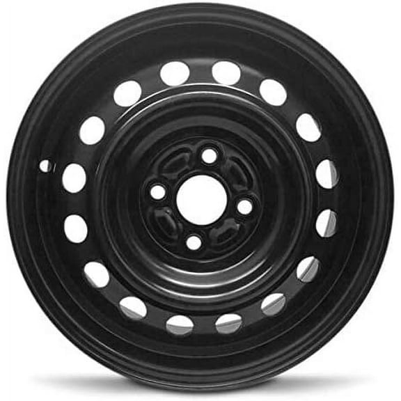 Wheel For 2004-2006 Scion XA 15 inch Black 4 Lug Steel Rim Fits R15 Tire
